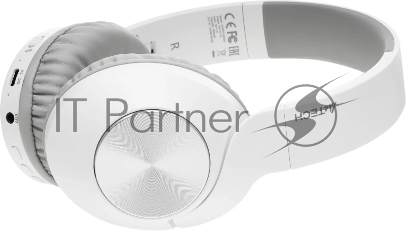 Наушники накладные A4Tech 2Drumtek BH300 белый/серый беспроводные bluetooth оголовье (BH300 GRAYISH WHITE)