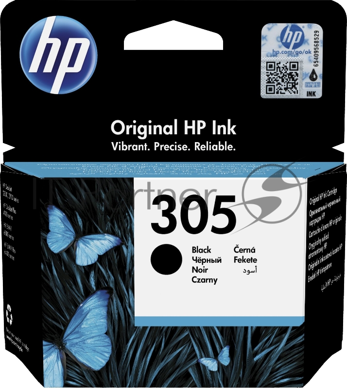 Картридж струйный HP 305 3YM61AE черный (120стр.) для HP DJ 2320/2710/2720