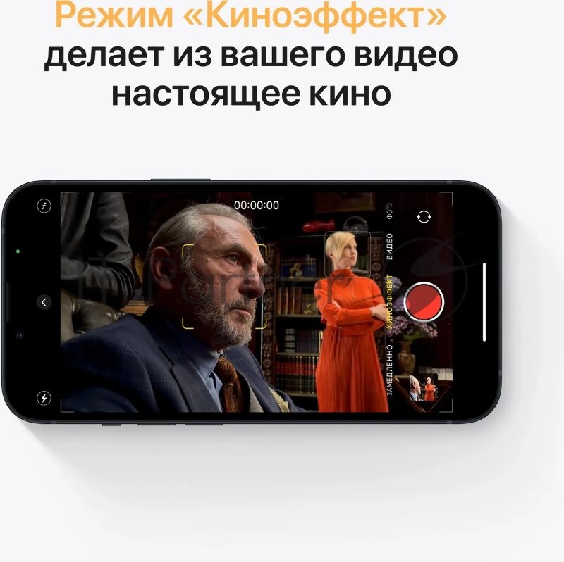 Смартфон Apple A2633 iPhone 13 128Gb 4Gb темная ночь моноблок 3G 4G 6.1 1170x2532 iOS 16 12Mpix 802.11 a/b/g/n/ac/ax NFC GPS GSM900/1800 GSM1900 TouchSc Protect