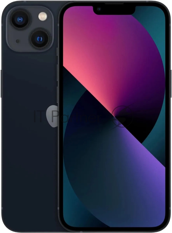 Смартфон Apple A2633 iPhone 13 128Gb 4Gb темная ночь моноблок 3G 4G 6.1 1170x2532 iOS 16 12Mpix 802.11 a/b/g/n/ac/ax NFC GPS GSM900/1800 GSM1900 TouchSc Protect