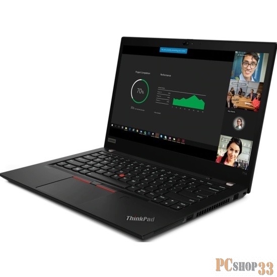 Ноутбук Lenovo ThinkPad T14 Gen 2 Core i5 1135G7 16Gb SSD512Gb Intel Iris Xe graphics 14 IPS FHD (1920x1080) noOS black WiFi BT Cam (20W1A10PCD)