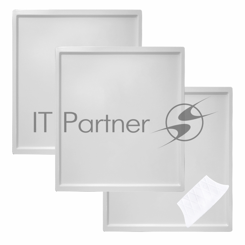 Поддон для пастилы Pullman PL-010203-3 белый 3шт+лопатка универс. прямоугольный р-р 327х288х6,6мм