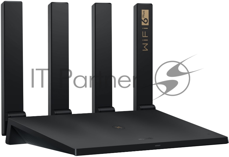 Wi-Fi маршрутизатор HUAWEI 3000MBPS WS7206 BLACK WIFI 6+ AX3 PRO