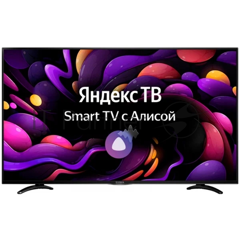 Телевизор IRBIS 55U1 YDX 186BS2, 55,3840x2160, 16:9,Tuner (DVB-T2/DVB-S2/DVB-C/PAL/SECAM 9.0 Pie, Yandex,1,5Gb/8Gb, Wi-Fi, Input (AV RCA, USB, YPbPr mini, HDMI, CI+),Output (3,5 mm),Black
