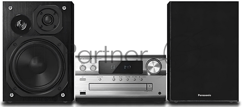 Микросистема Panasonic SC-PMX90EG-S серебристый 120Вт CD CDRW FM USB BT
