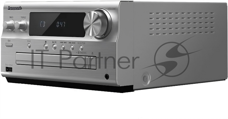 Микросистема Panasonic SC-PMX90EG-S серебристый 120Вт CD CDRW FM USB BT