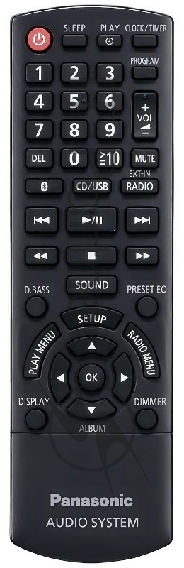 Микросистема Panasonic SC-PMX90EG-S серебристый 120Вт CD CDRW FM USB BT