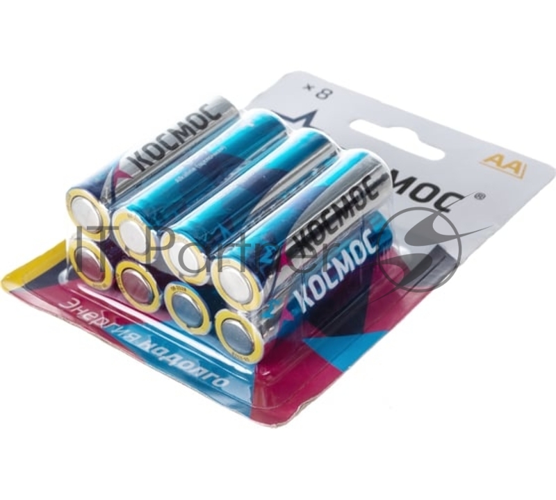 Элемент питания алкалиновый AA/LR06 BP-8 (блист.8шт) КОСМОС KOCLR6BL8