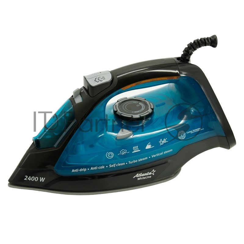 Утюг ATLANTA ATH-5538 (blue)с пароувлажнением