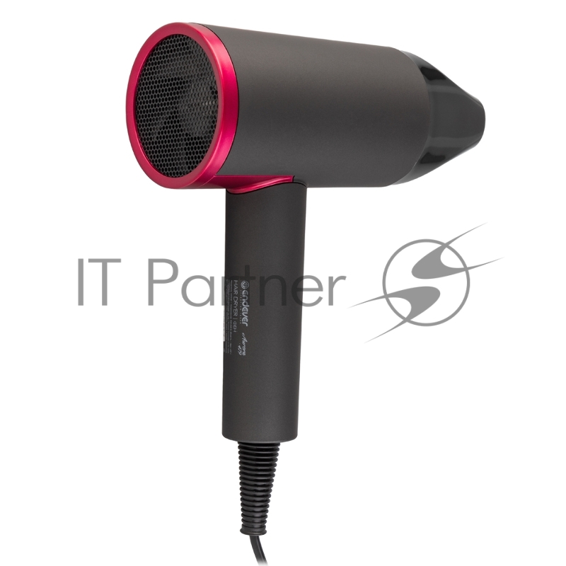 Фен Endever Aurora-479, Мощность 2400 Вт, Режим «холодный воздух», 2 скоростных режима, покрытие Soft Touch