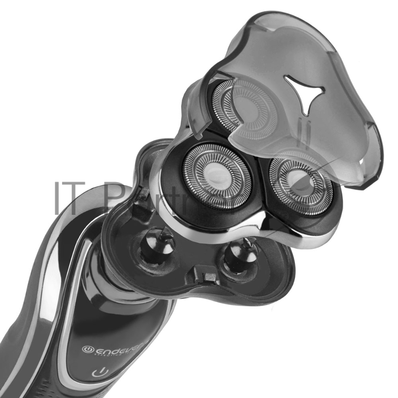 Бритва Endever Sven-967, аккумуляторная, сухое и влажное бритье, сетчатая бритва, время непрерывной работы 65 минут, LED