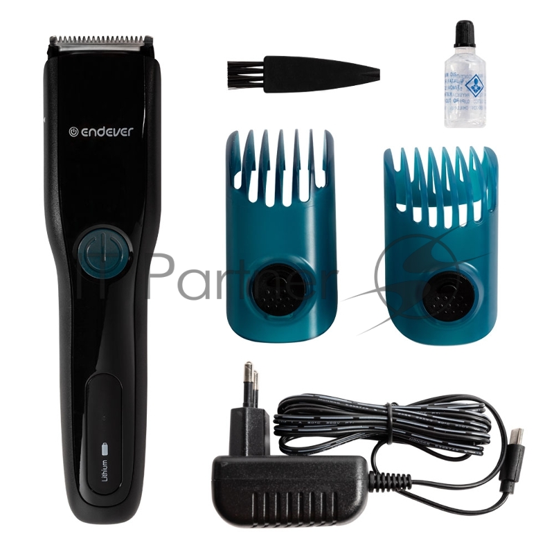 Машинка для стрижки волос Endever Sven-986, Аккумуляторная, 10 режимов длины стрижки, Съемное лезвие, водонепроницаемый корпус