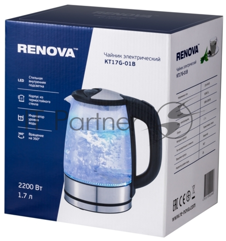 Чайник RENOVA KT17G-01B