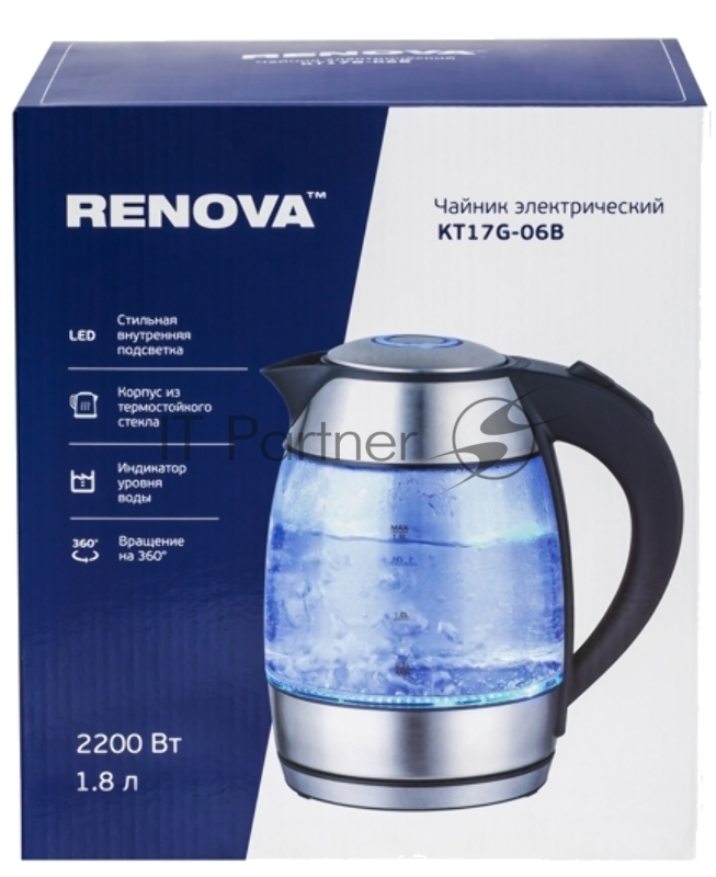 Чайник RENOVA KT17G-06B