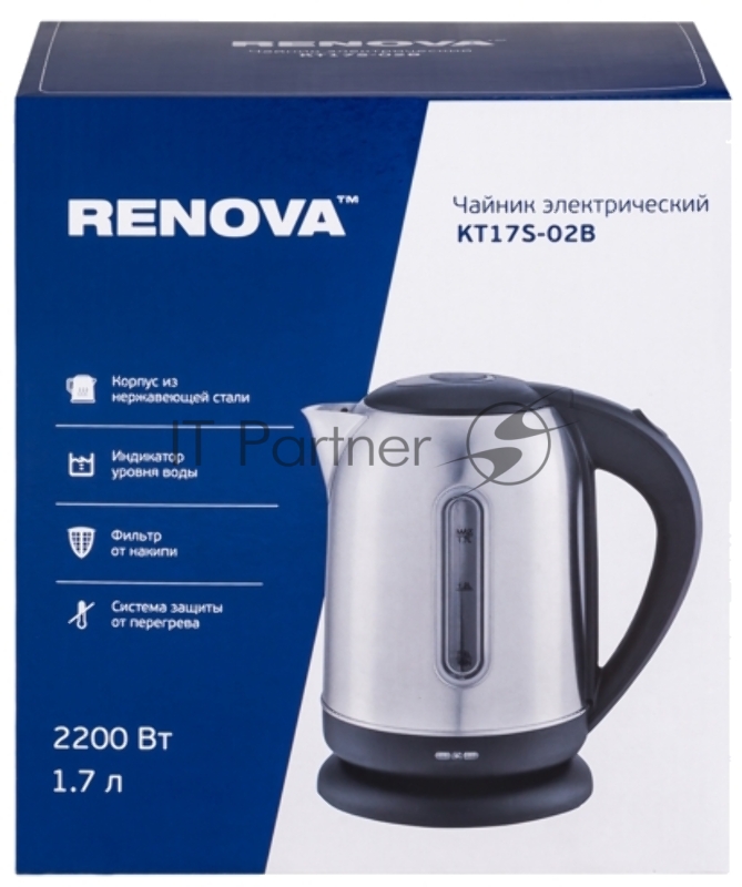 Чайник RENOVA KT17S-02B