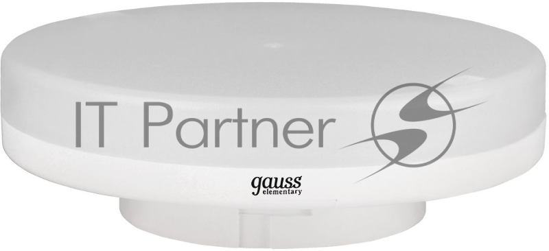 Лампа светодиодная Gauss Elementary GX53 6Вт цок.:GX53 таблетка 220B 4100K св.свеч.бел.ней. (упак.:10шт) (83826)