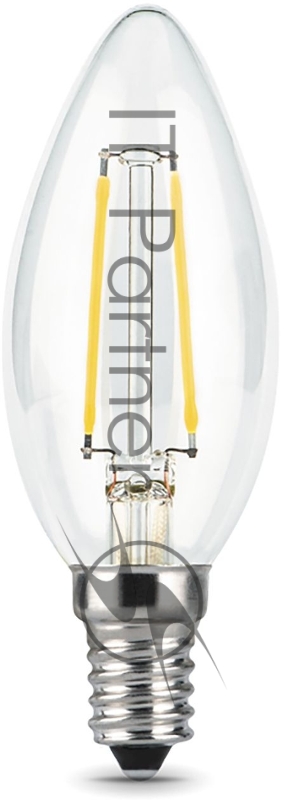 Лампа филам. Gauss 9Вт цок.:E14 свеча 220B 2700K св.свеч.бел.теп. C37 (упак.:10шт) (103801109)