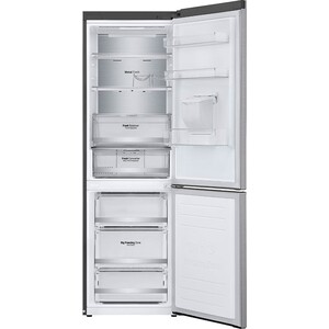 Холодильник LG GC-F459SMUM серебристый (двухкамерный)