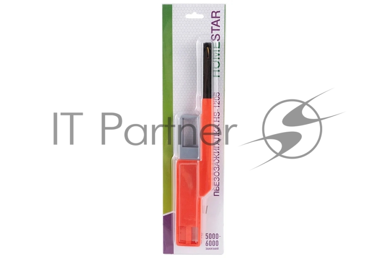 Пьезозажигалка HOMESTAR HS-1205 красная