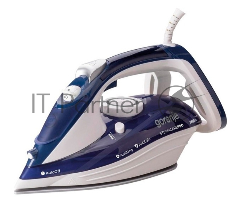 Утюг Gorenje SIH2600BLC 2600Вт синий/белый
