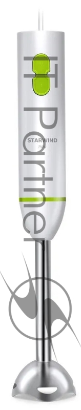 Блендер погружной Starwind SBP1113 750Вт белый/зеленый