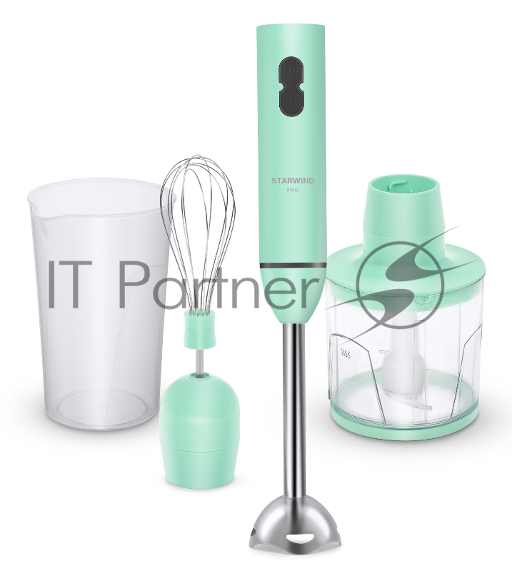 Блендер погружной Starwind SBP1113c 750Вт белый/зеленый