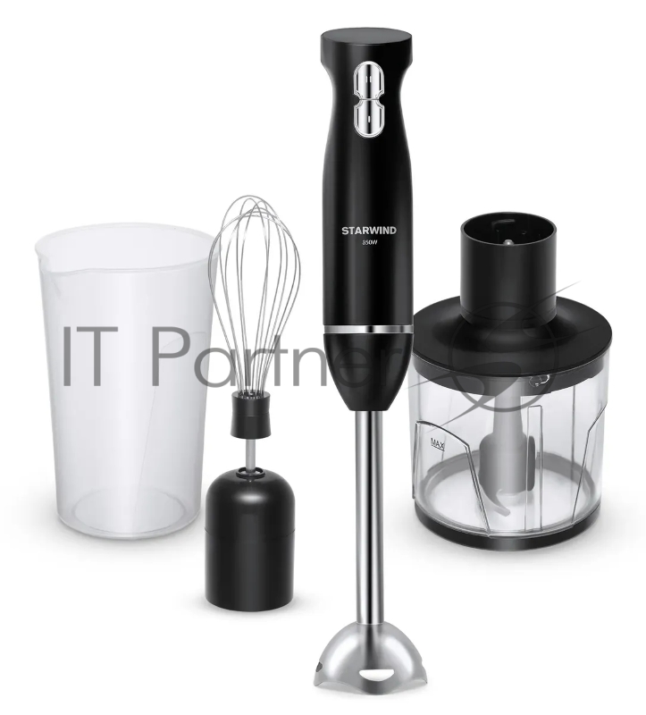 Блендер погружной Starwind SBP2200 850Вт черный/серебристый