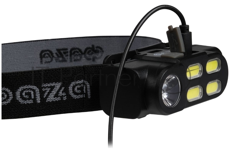 Фонарь аккумуляторный налобный AccuFH6-4COB/L3W 3Вт XPE+4 COB аккум. 18650 1200мАч ближн./дальн. свет 4 режима IP20 ФАZА 5044760