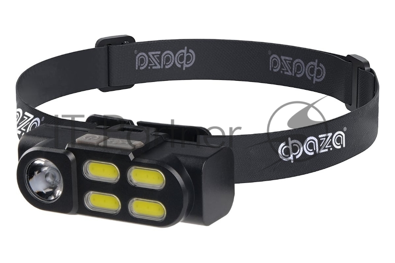 Фонарь аккумуляторный налобный AccuFH6-4COB/L3W 3Вт XPE+4 COB аккум. 18650 1200мАч ближн./дальн. свет 4 режима IP20 ФАZА 5044760