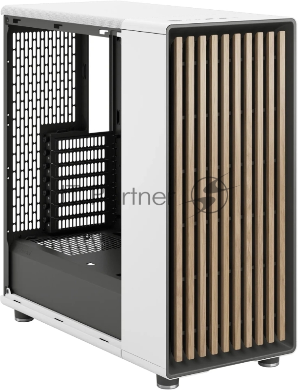 Корпус Fractal Design North Chalk белый без БП mATX 3x120mm 2xUSB3.0 1xUSB3.1 audio bott PSU