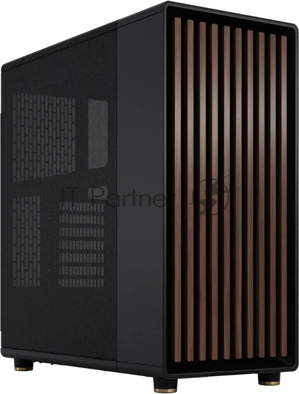 Корпус Fractal Design North Charcoal черный без БП mATX 3x120mm 2xUSB3.0 1xUSB3.1 audio bott PSU