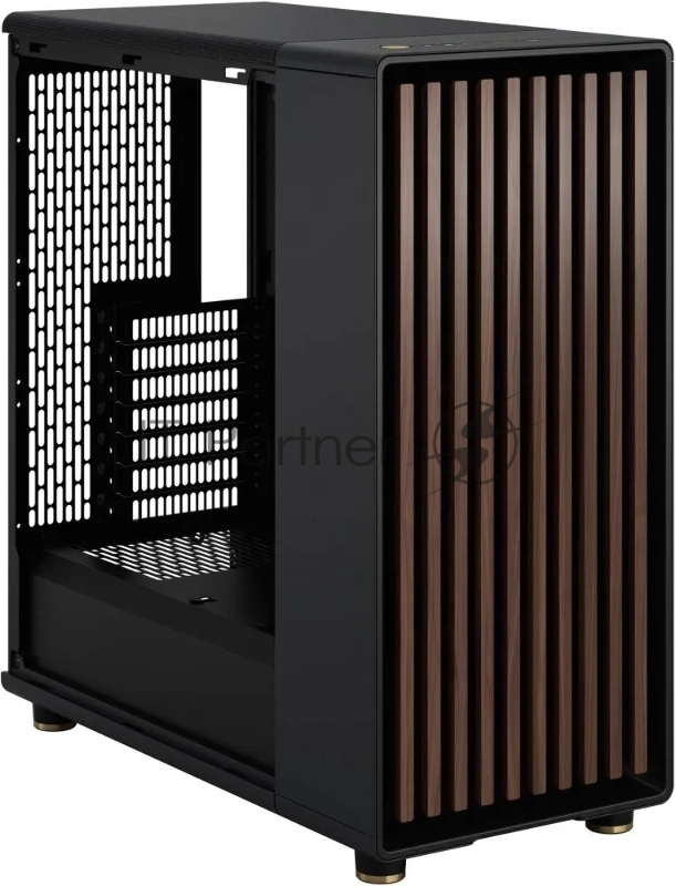Корпус Fractal Design North Charcoal черный без БП mATX 3x120mm 2xUSB3.0 1xUSB3.1 audio bott PSU