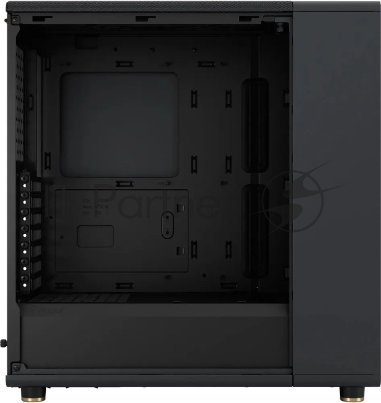 Корпус Fractal Design North Charcoal черный без БП mATX 3x120mm 2xUSB3.0 1xUSB3.1 audio bott PSU