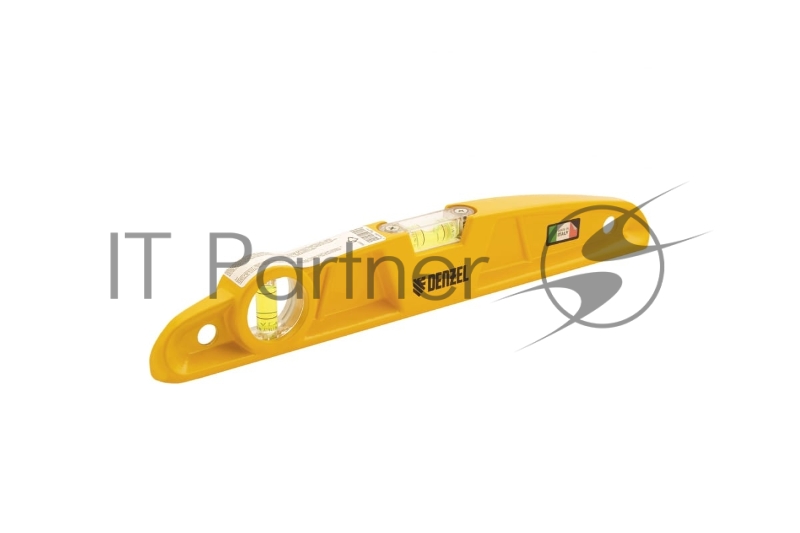 Уровень литой, 300 мм, магнитный, 2 глазка// Denzel