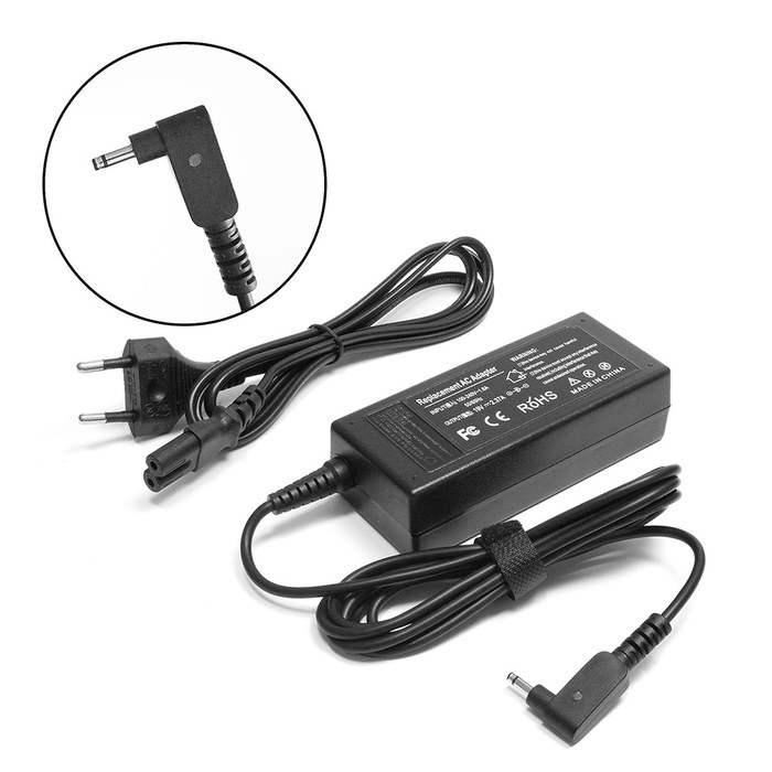 Блок питания для ультрабука Asus Zenbook UX21A, UX31A Series. 19V 2.37A (4.0x1.35 mm) 45W ADP-45AW/A, ADP-45AW/C