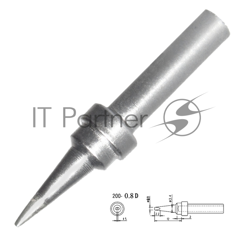 Жало для паяльника Quick QK200-T-0,8D