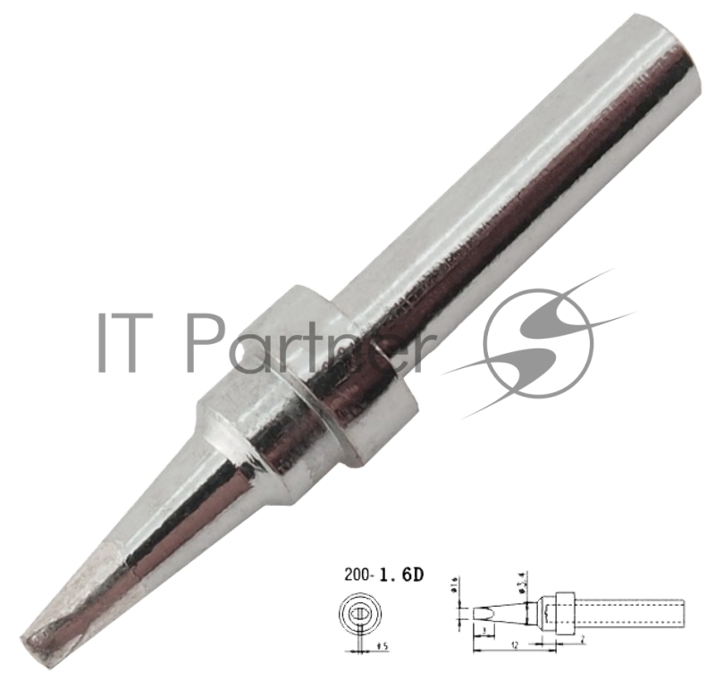 Жало для паяльника Quick QK200-T-1,6D