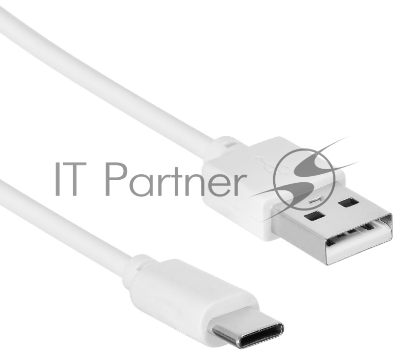 Кабель SunWind USB (m)-USB Type-C (m) 1м белый блистер