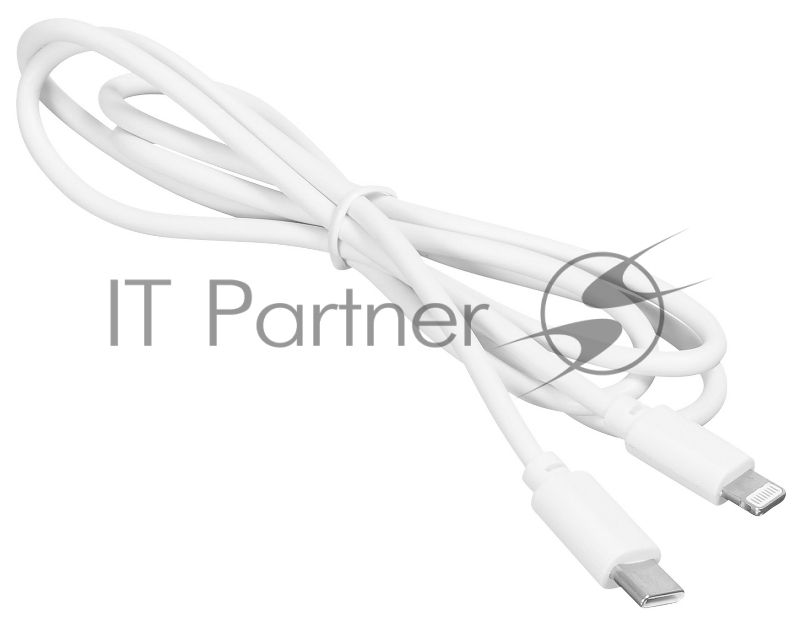 Кабель SunWind USB Type-C (m)-Lightning (m) 1м белый блистер