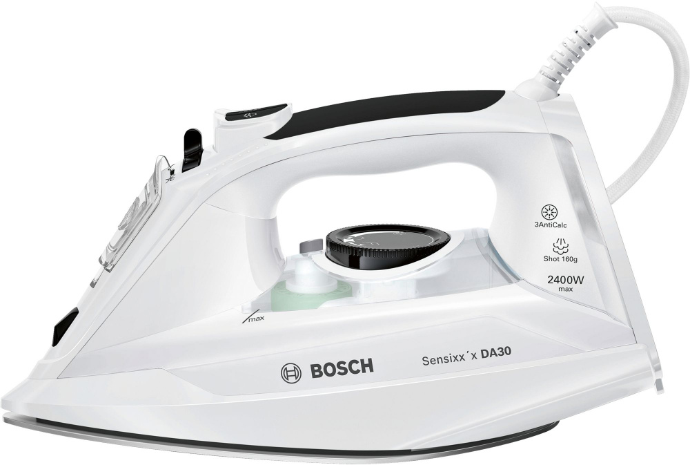 Утюг BOSCH TDA3024050 белый/черный