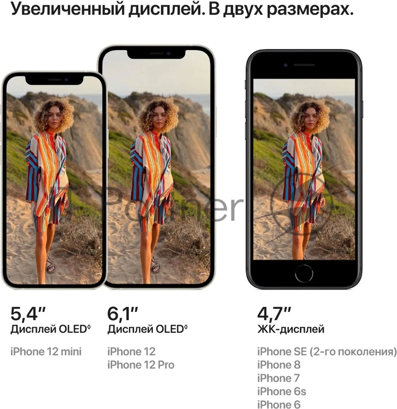 Смартфон Apple A2403 iPhone 12 128Gb 4Gb фиолетовый моноблок 3G 4G 2Sim 6.1 1170x2532 iPhone iOS 14 12Mpix 802.11 a/b/g/n/ac/ax NFC GPS GSM900/1800 GSM1900 TouchSc Ptotect