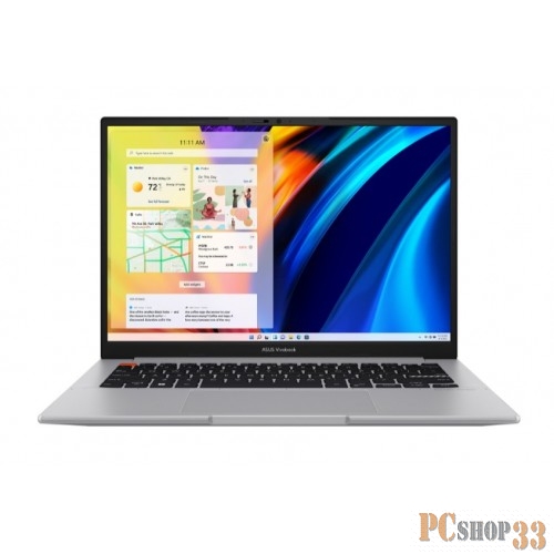 Ноутбук Asus 90NB0WH1-M00370 VivoBook S M3402RA-KM081 14 WQXGA+ (2880 x 1800) OLED 90Hz/AMD Ryzen 7 6800H 3,2Ghz Octa/16GB/1TB SSD/Integrated/Wi-Fi 6/BT5.0/720P HD Camera/BKLT/FPR/NoOS/1Y/Grey