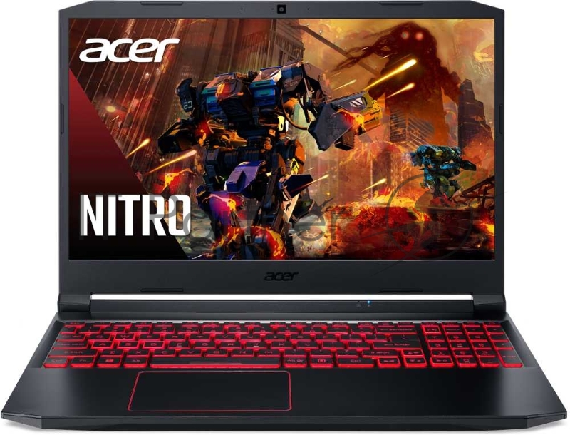 Ноутбук Acer Nitro 5 AN515-55-795H Core i7 10750H 8Gb SSD512Gb NVIDIA GeForce RTX 3050 4Gb 15.6 IPS FHD (1920x1080) Eshell black WiFi BT Cam (NH.QB0ER.004)