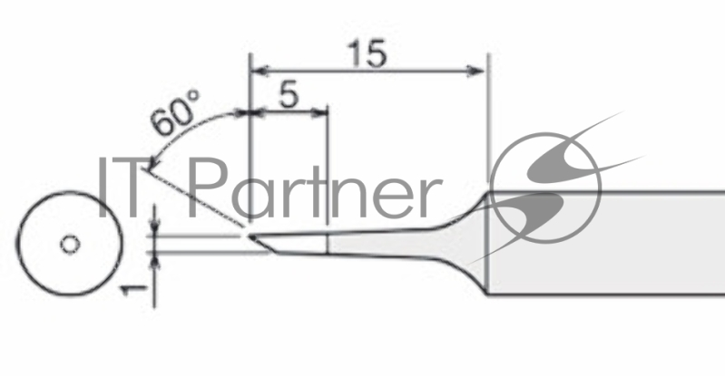Жало для паяльника Goot PX-60RT-1CR