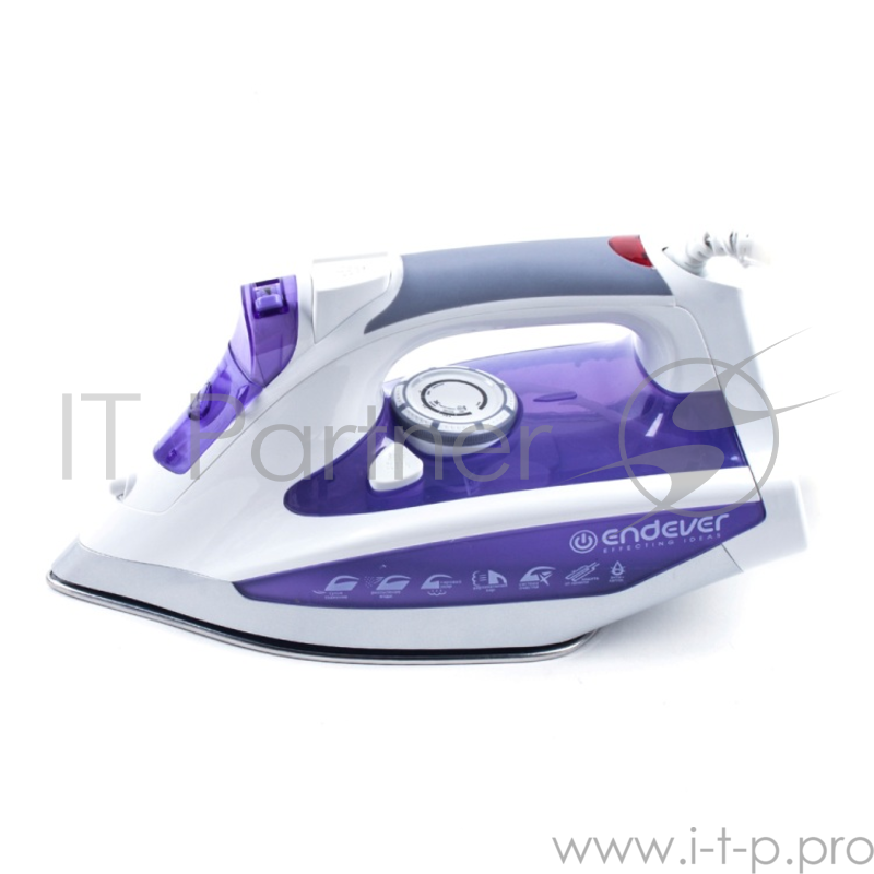 Утюг Endever Skysteam-715 2600Вт белый/фиолетовый
