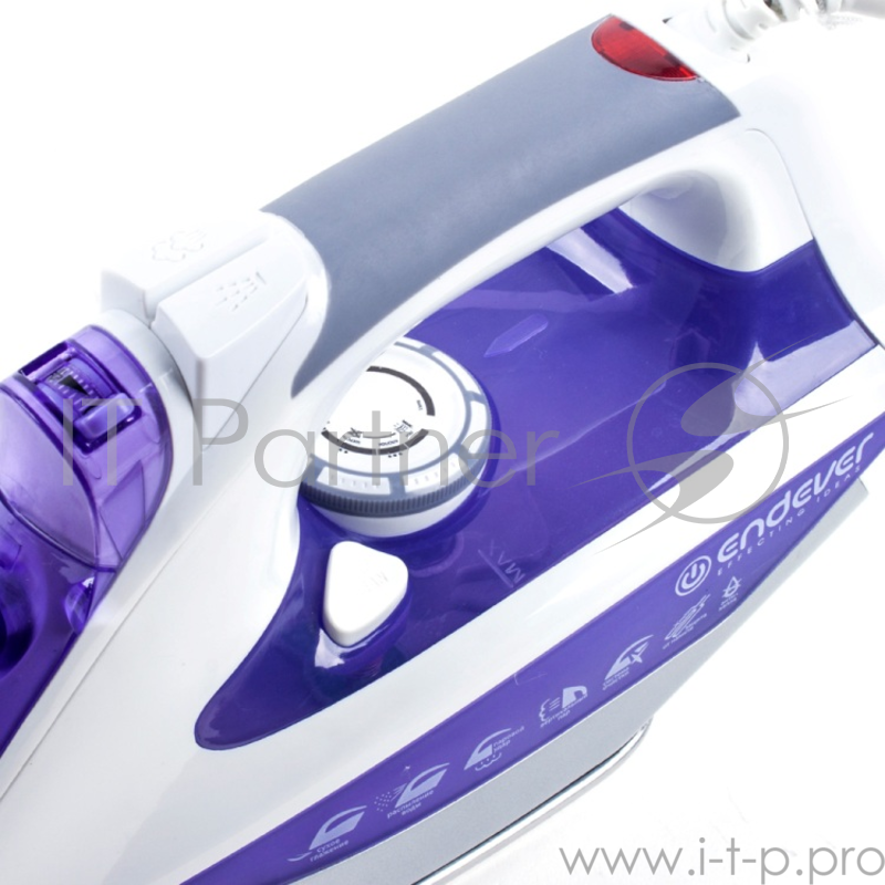 Утюг Endever Skysteam-715 2600Вт белый/фиолетовый