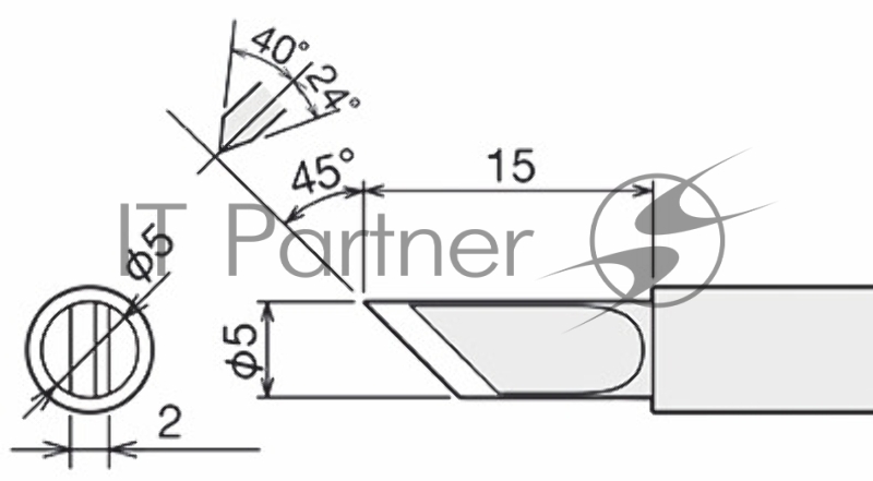 Жало для паяльника Goot PX-60RT-5K