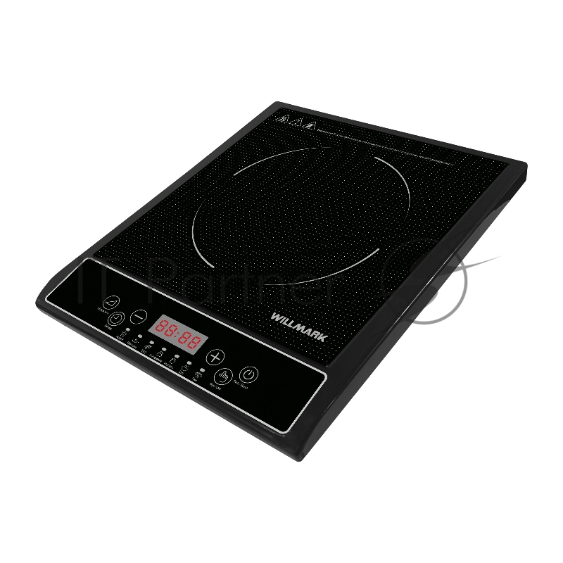 Плитка индукционная WILLMARK WIP-748BC ( 2000Вт, 1 конф., 10 уровней темп., 7 программ, LED дисплей)