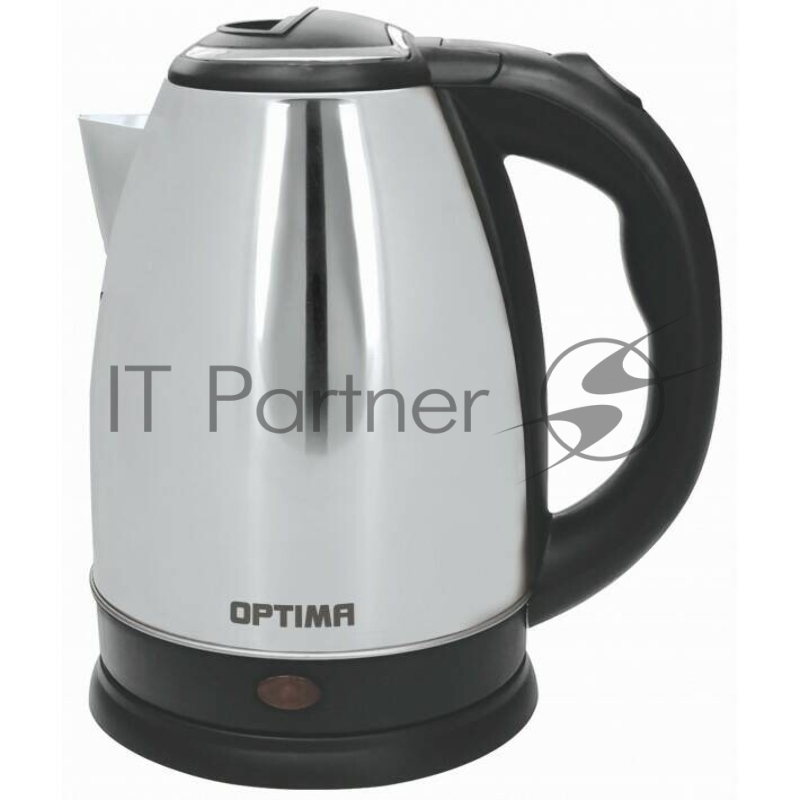 Чайник электрический OPTIMA EK-1808SS 1,8л, нержавейка, Глянцевый