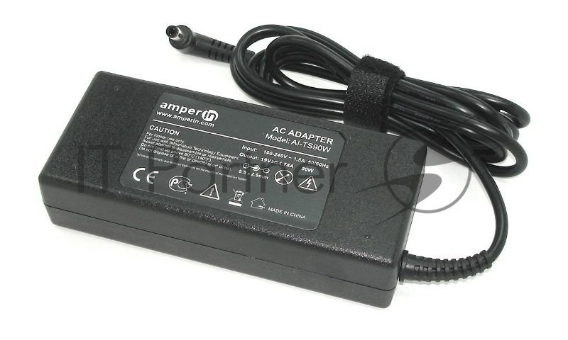 Блок питания (сетевой адаптер) Amperin AI-TS90W для ноутбуков Toshiba 19V 4.74A 5.5x2.5mm